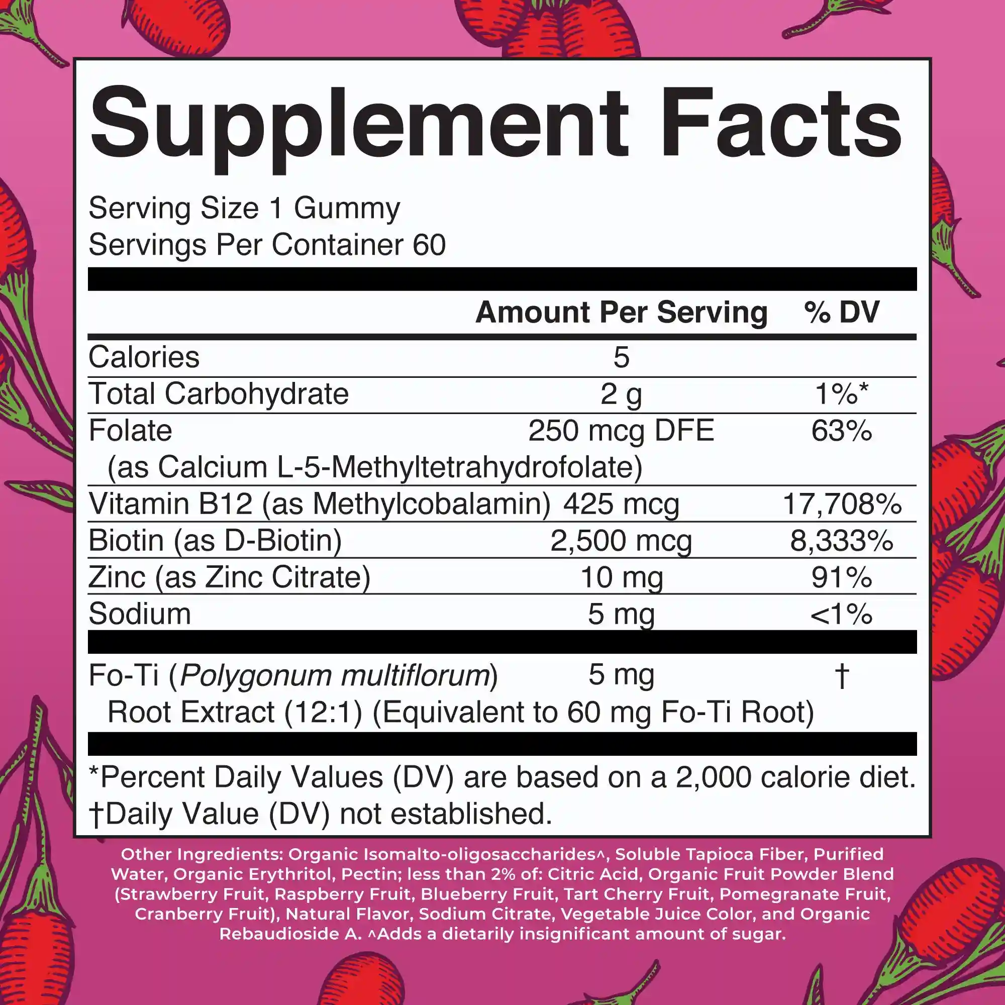 Alternative view of Biotin Gummies