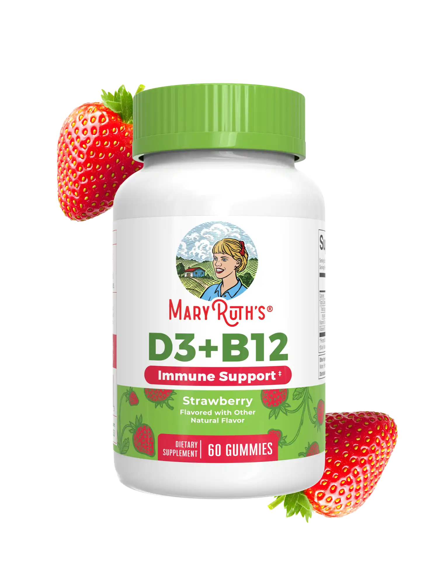 D3 + B12 Gummies (Strawberry)