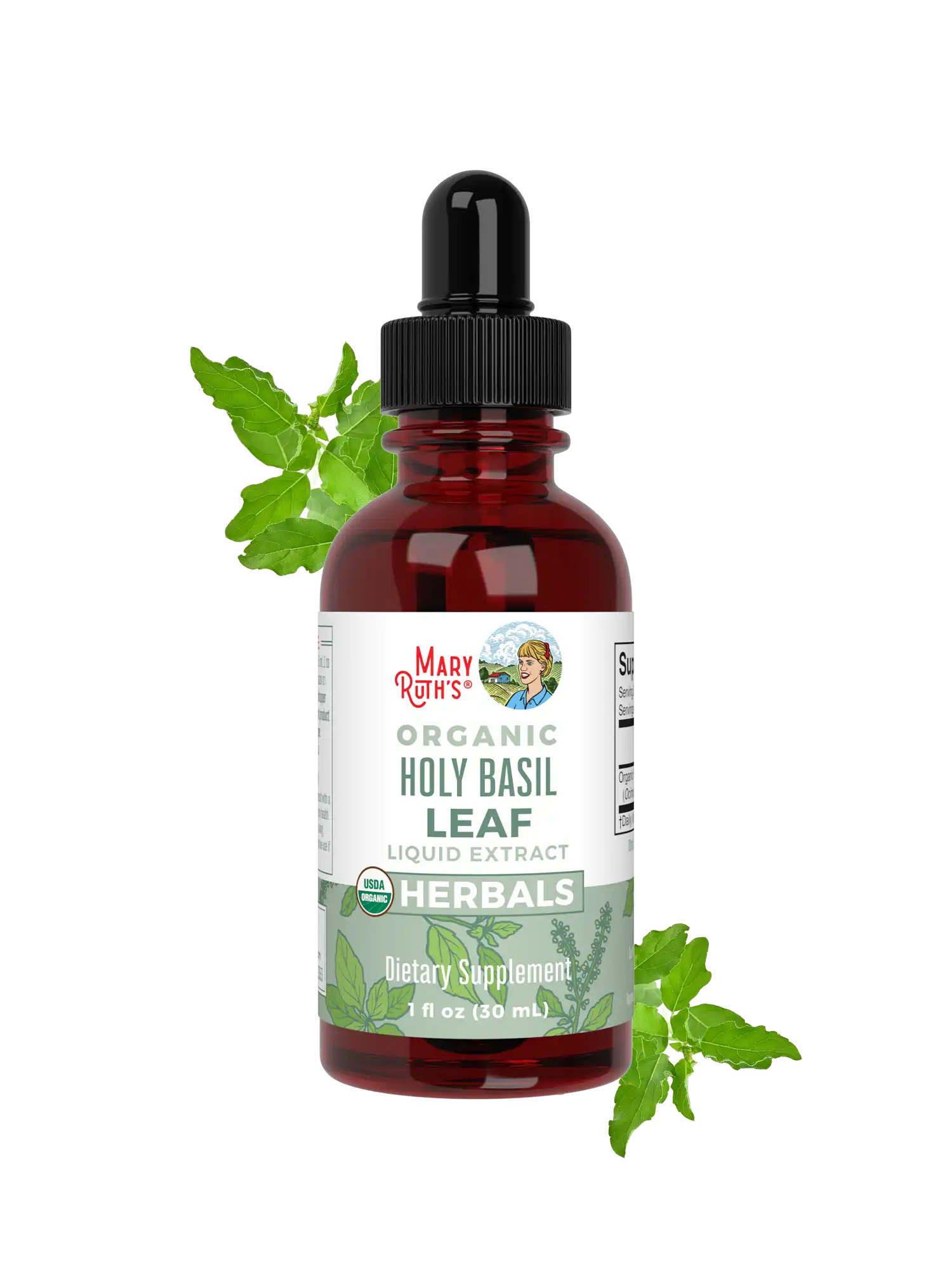Organic Holy Basil Leaf Liquid Drops