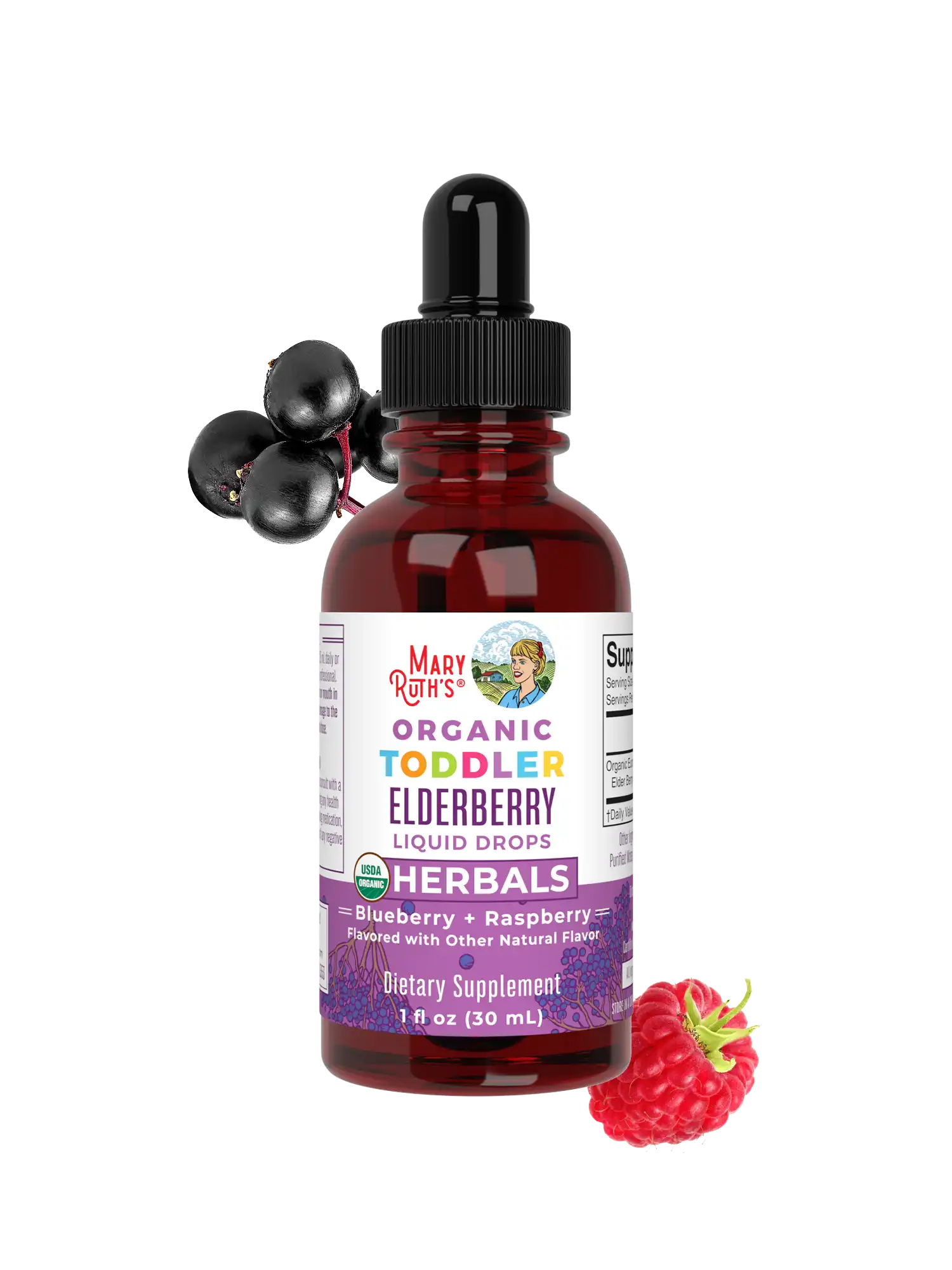 Organic Toddler Elderberry Liquid Drops