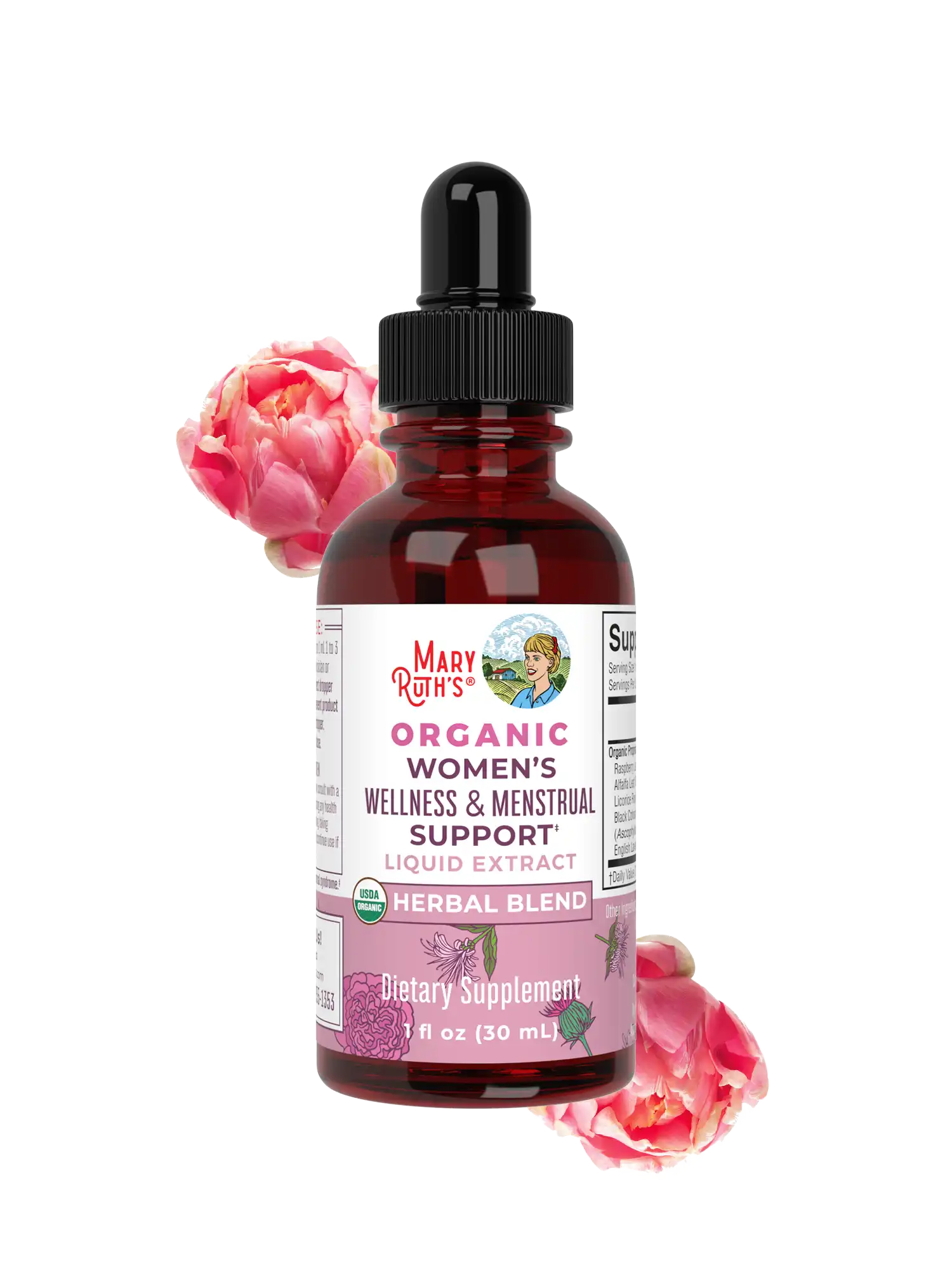 Organic Women's Wellness & Menstrual Support Liquid Drops