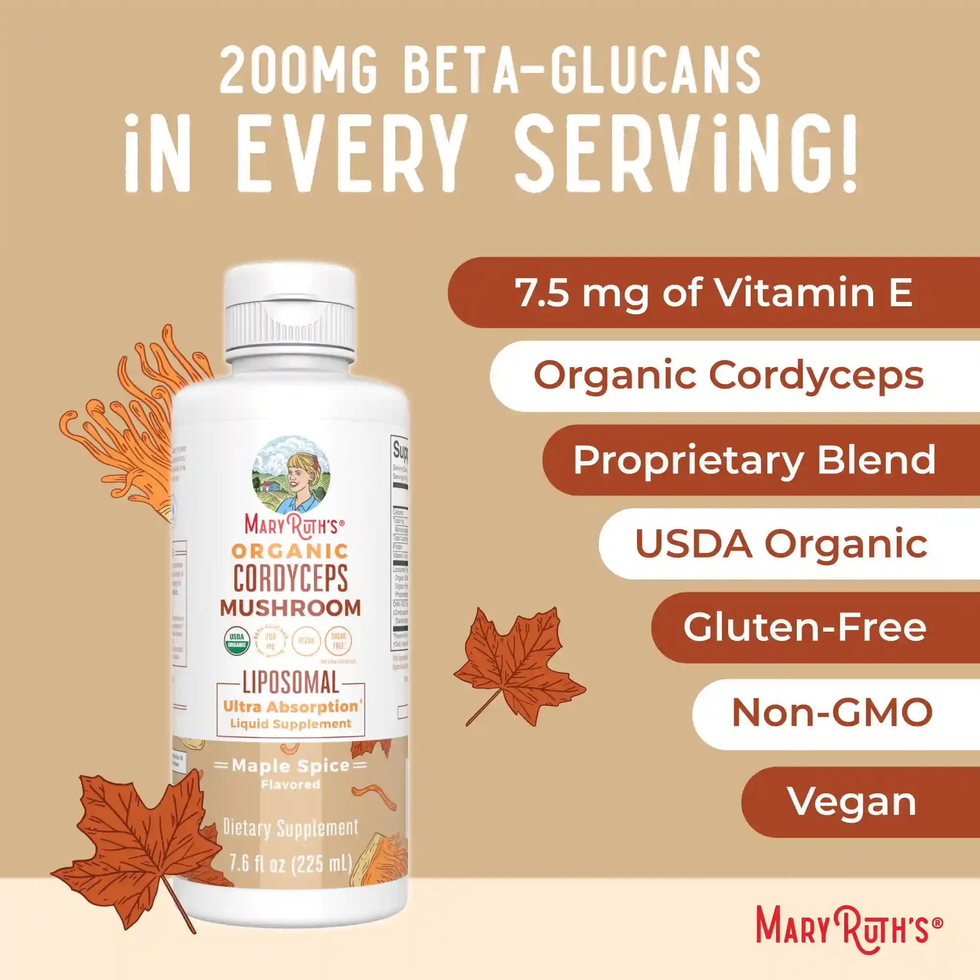 Organic Cordyceps Mushroom Liposomal - Image 7