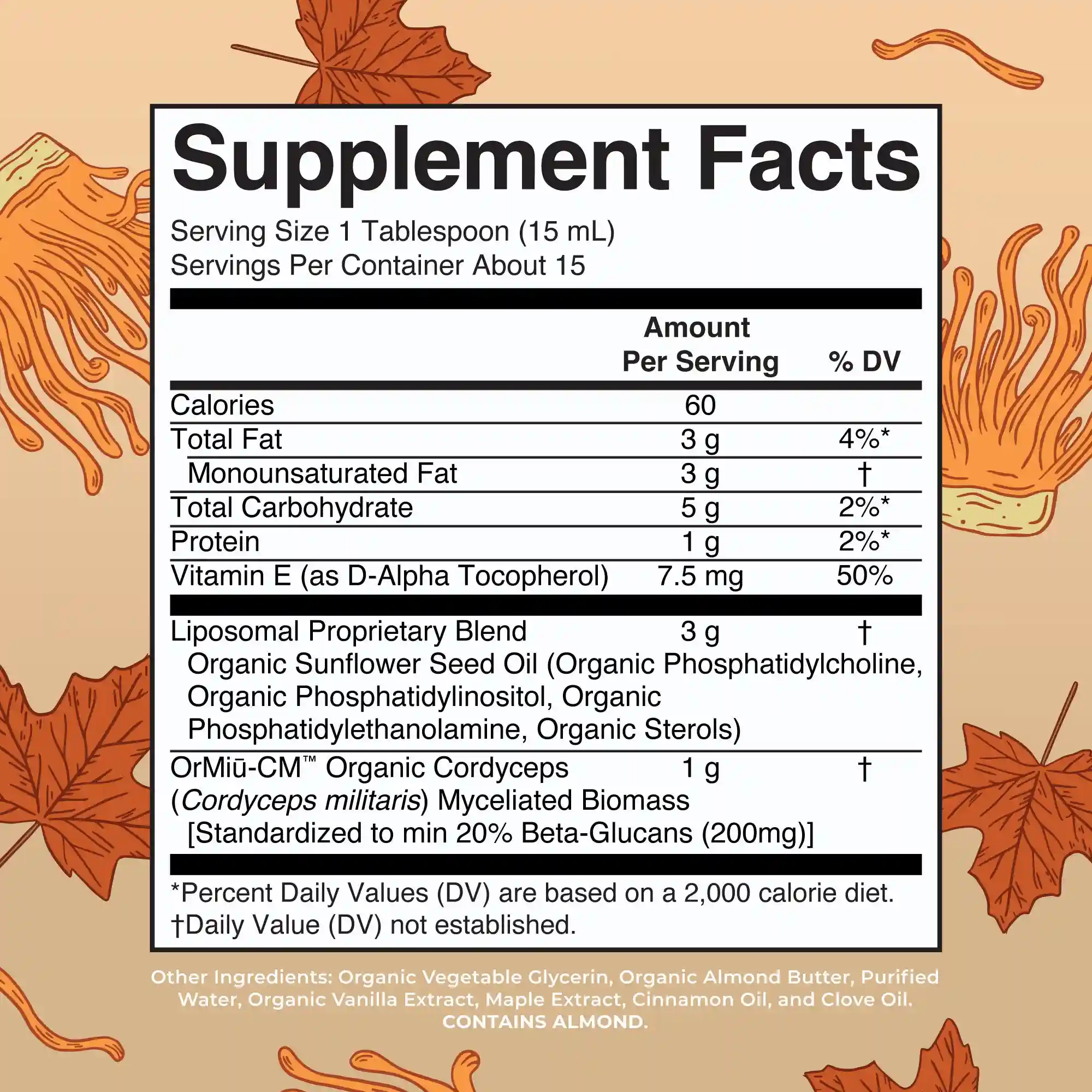 Alternative view of Organic Cordyceps Mushroom Liposomal