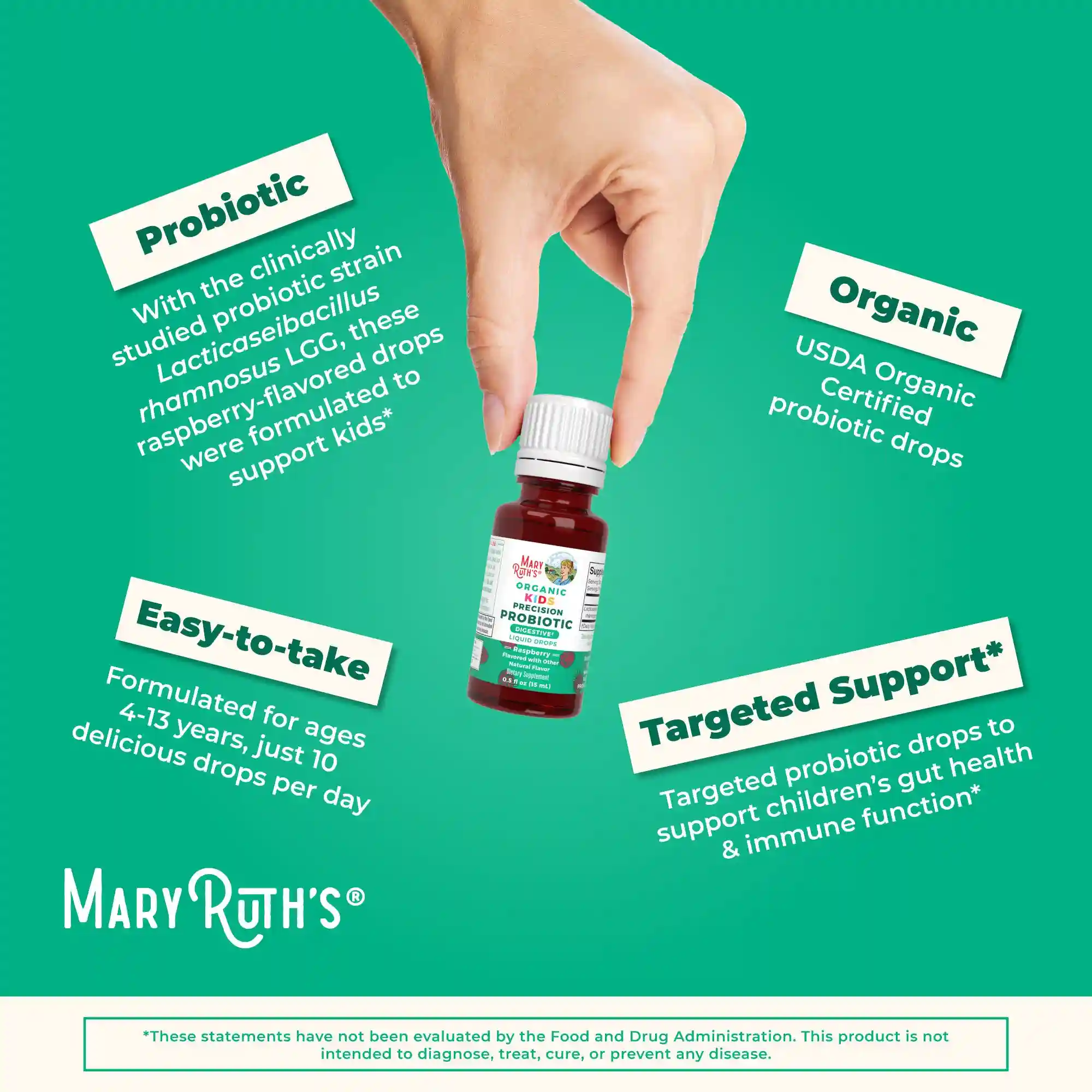 Organic Kids Precision Probiotic Digestive Liquid Drops - Image 9