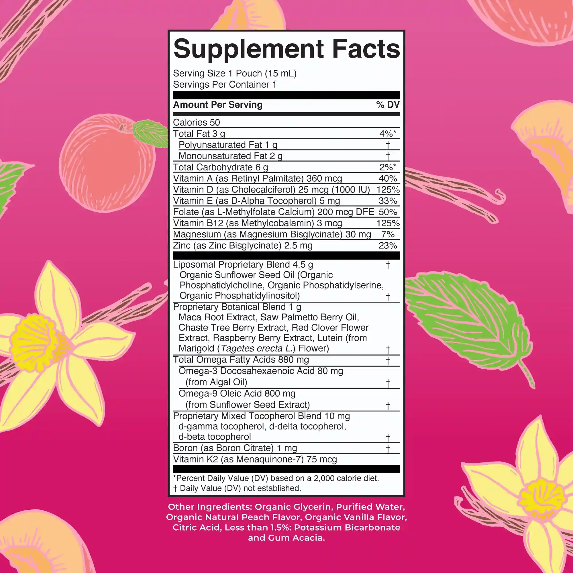 Alternative view of Women's 40+ Multivitamin Liposomal Pouches