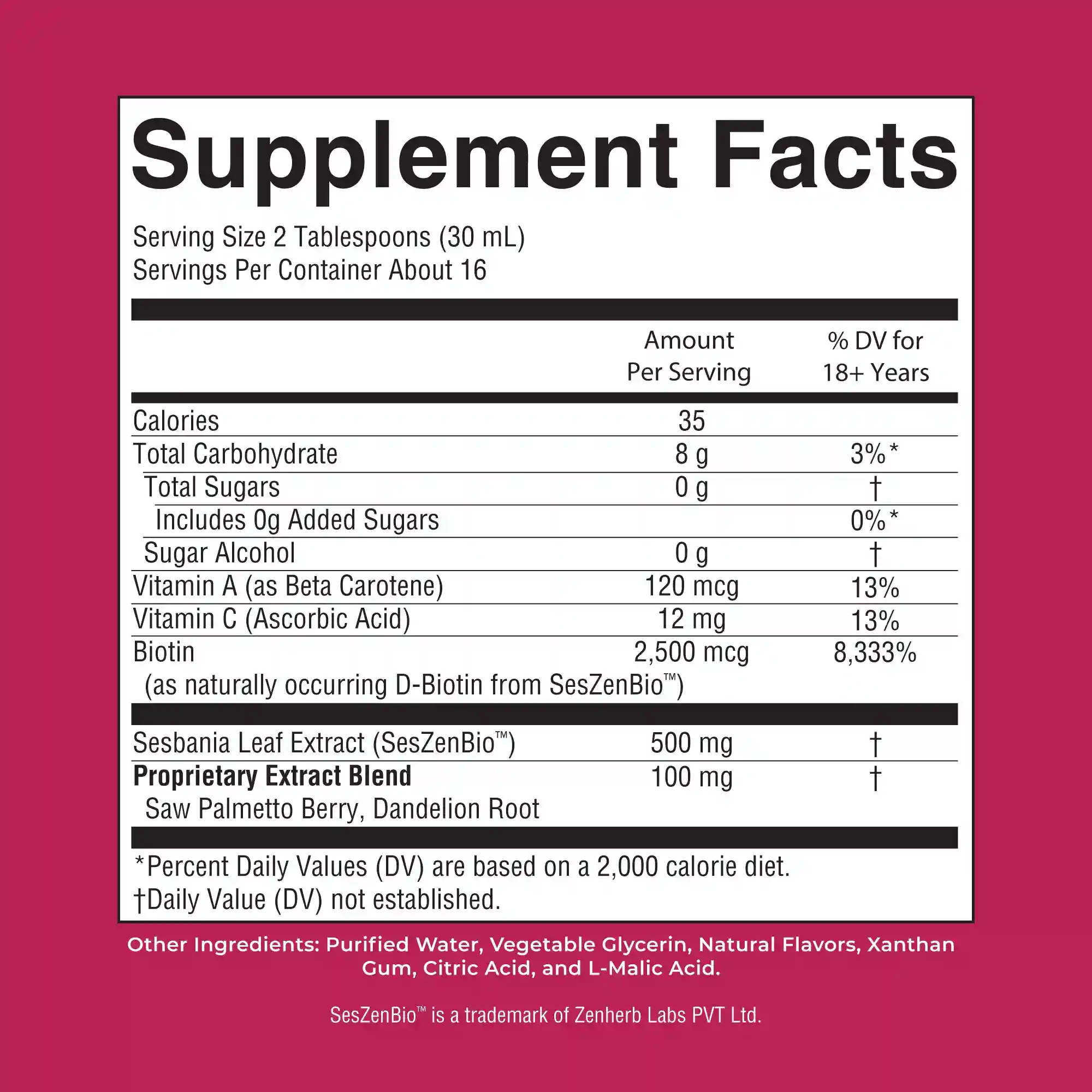 Alternative view of Daily Liquid Hair Formula