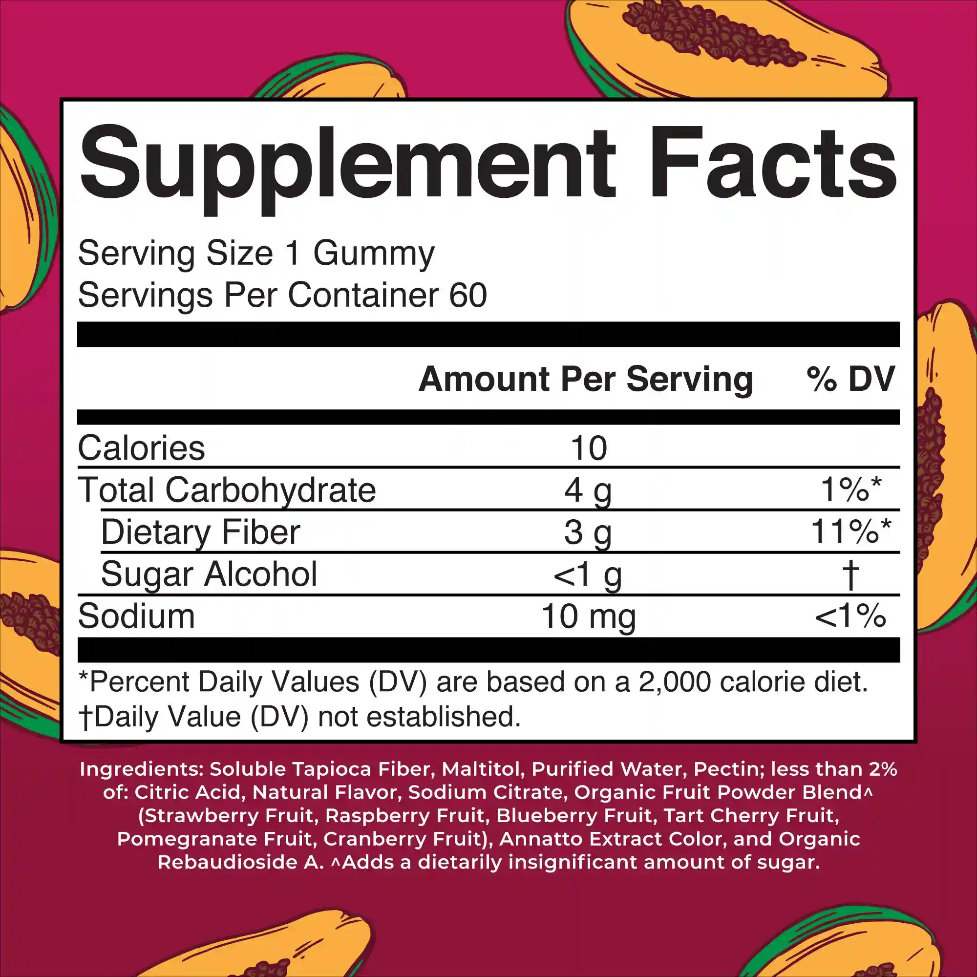 Alternative view of Fiber Gummies