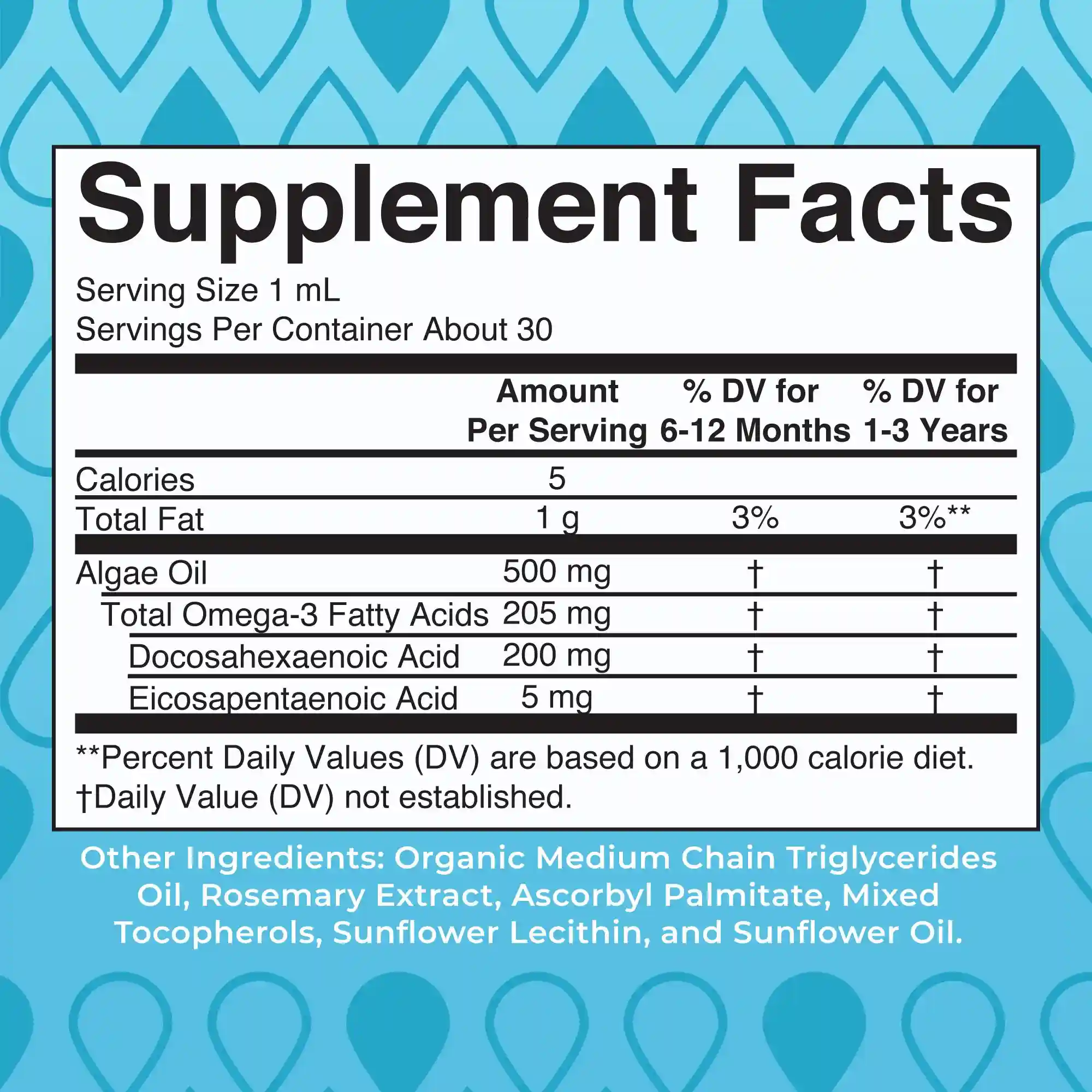 Alternative view of Infant & Toddler Omega-3 Liquid Drops
