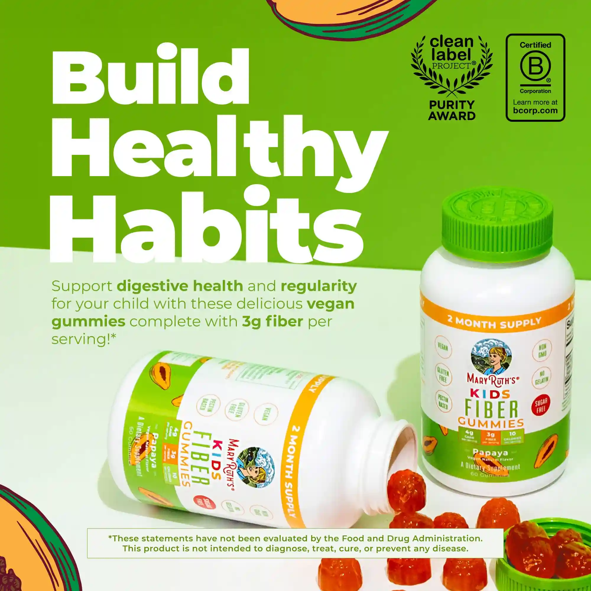 Alternative view of Kids Fiber Gummies