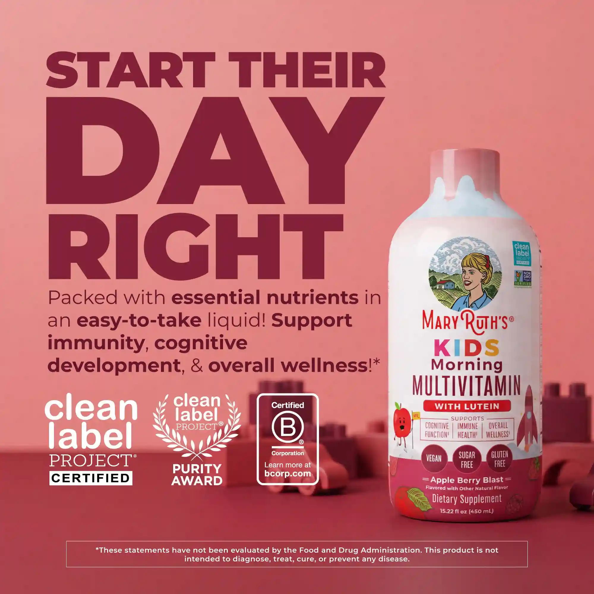 Alternative view of Kids Liquid Morning Multivitamin