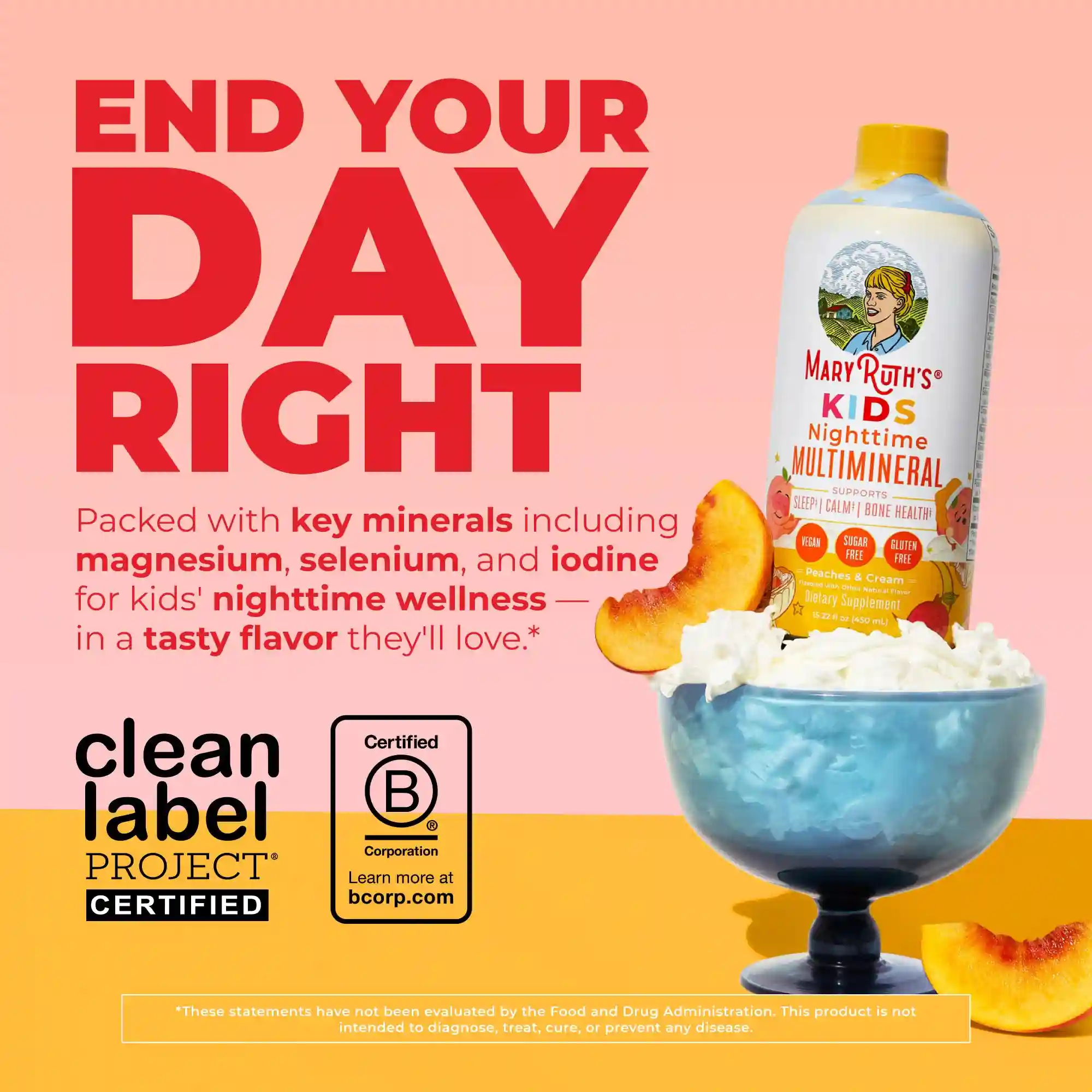 Alternative view of Kids Liquid Nighttime Multimineral