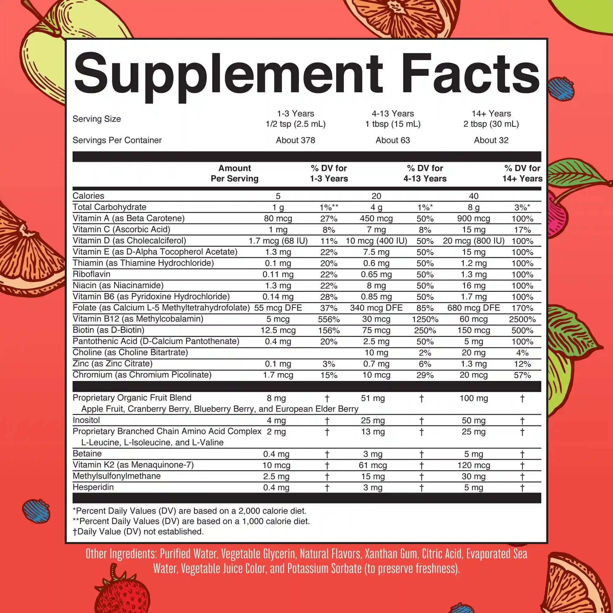 Alternative view of Liquid Morning Multivitamin Essentials+
