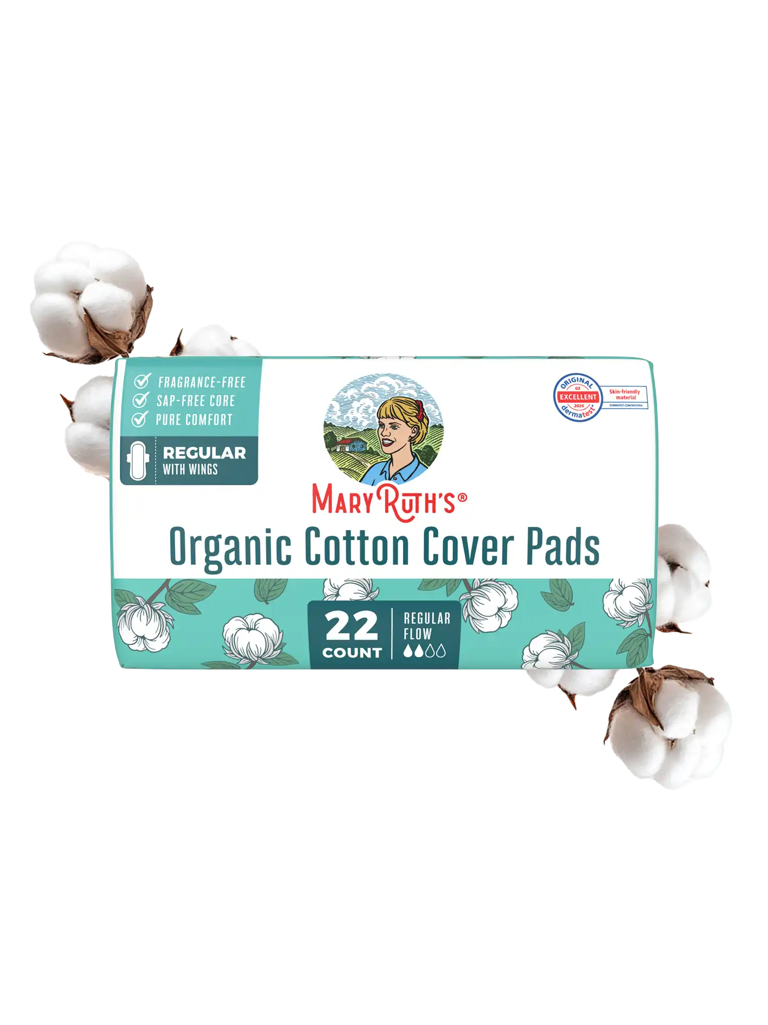 Organic Cotton Cover Pads (Regular)