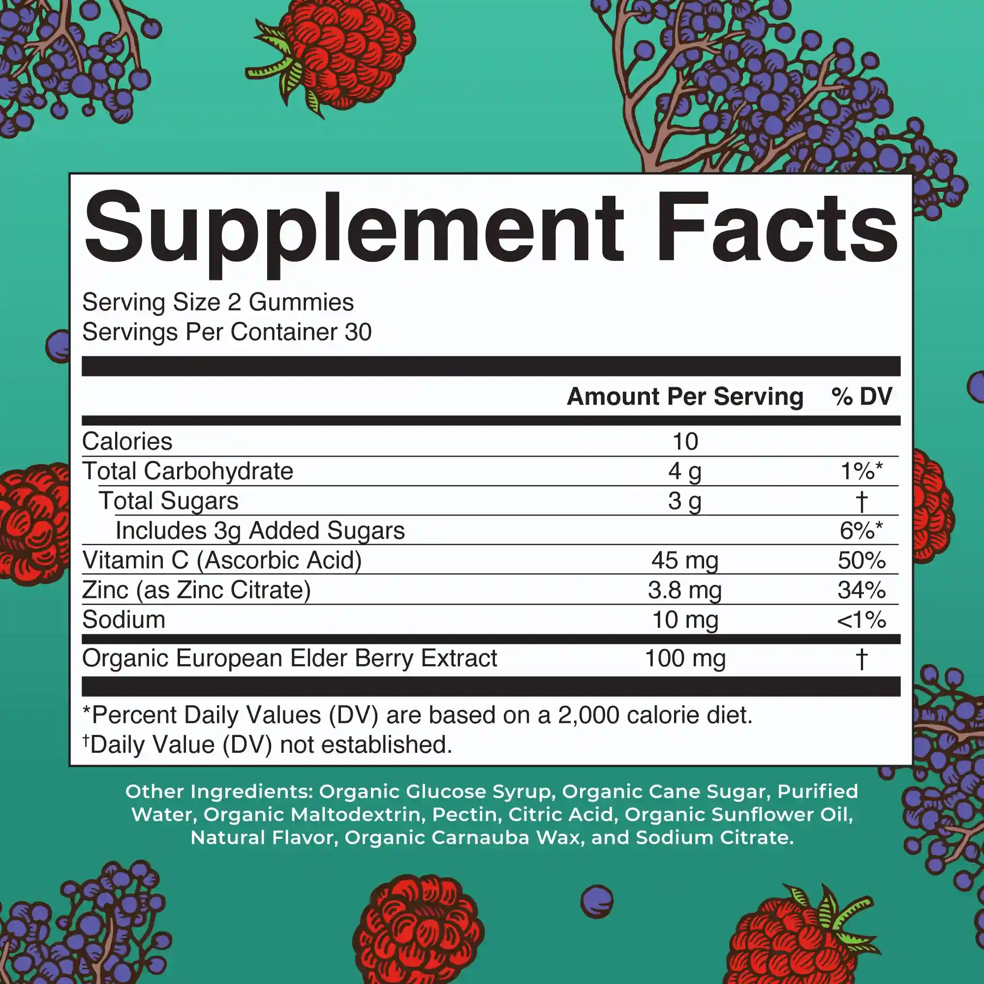 Alternative view of Organic Kids Immunity Gummies
