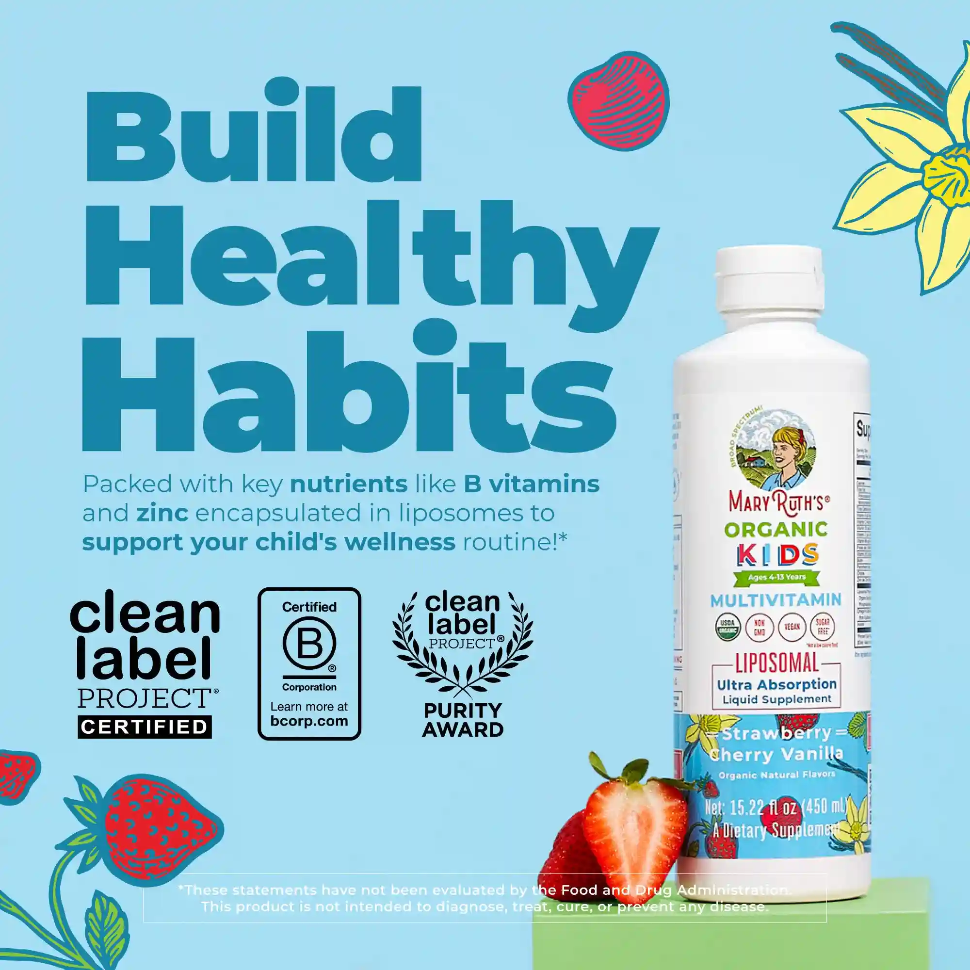 Alternative view of Organic Kids Multivitamin Liposomal