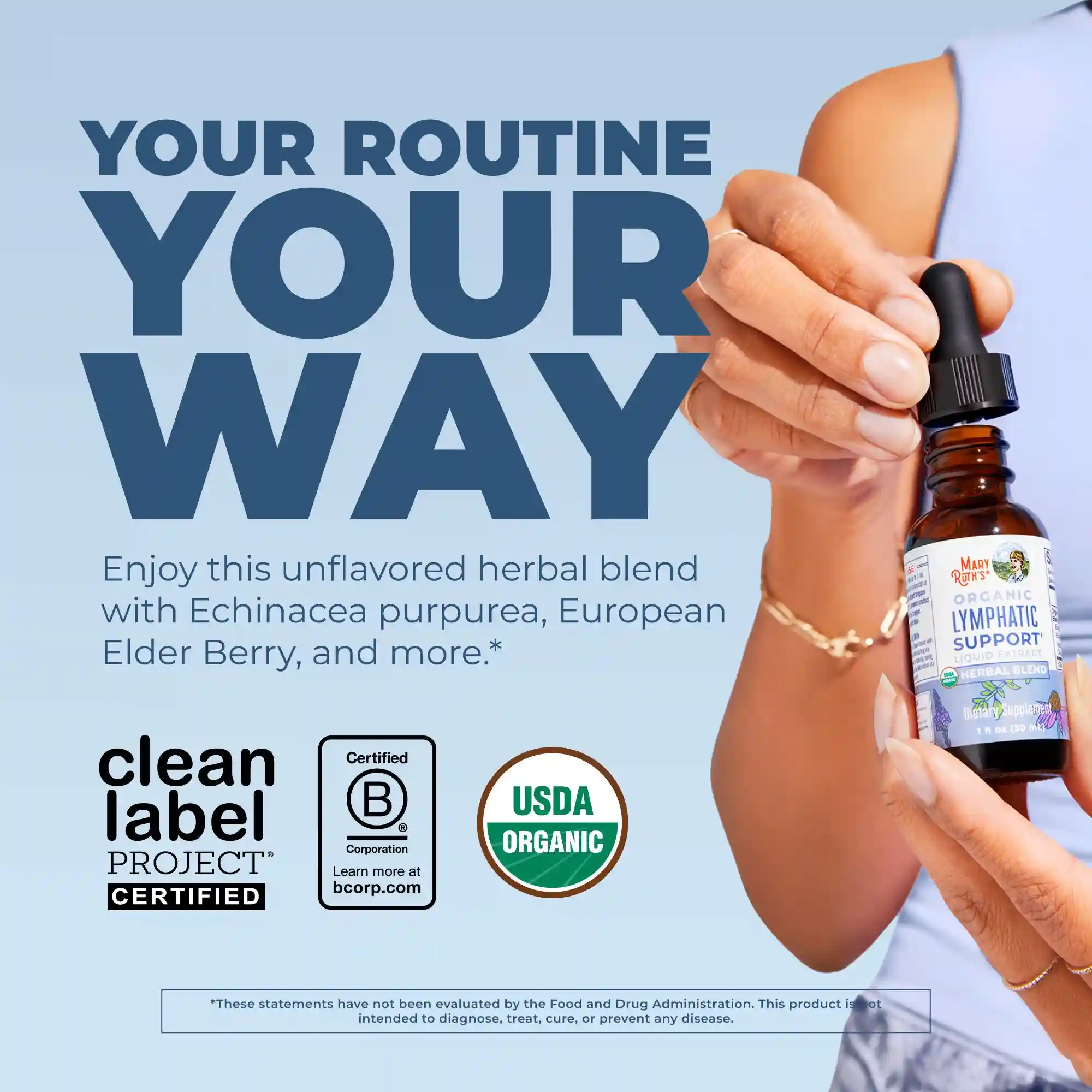 Alternative view of Organic Lymphatic Support Herbal Blend