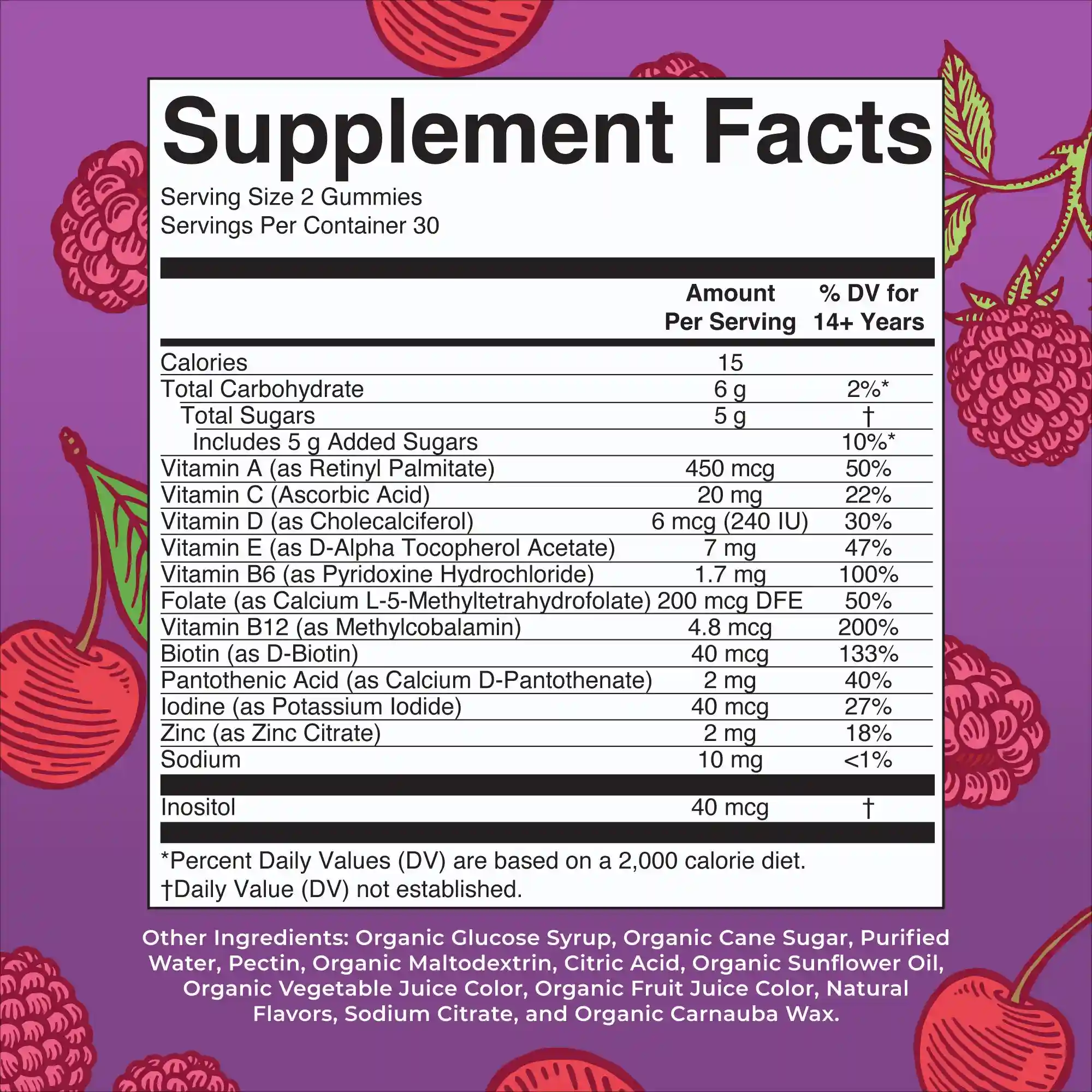 Alternative view of Organic Men’s Multivitamin Gummies
