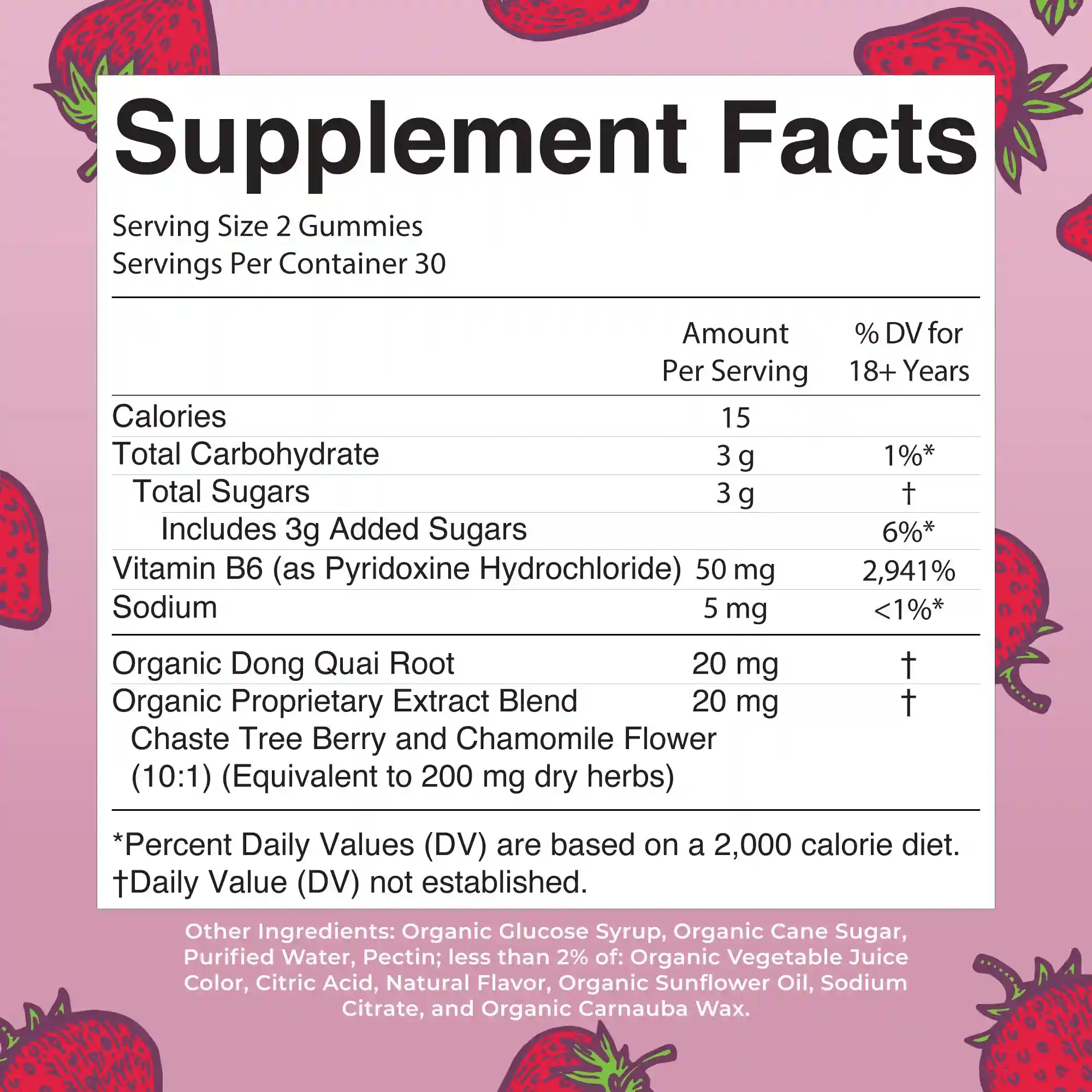 Alternative view of Organic Premenstrual Support Gummies