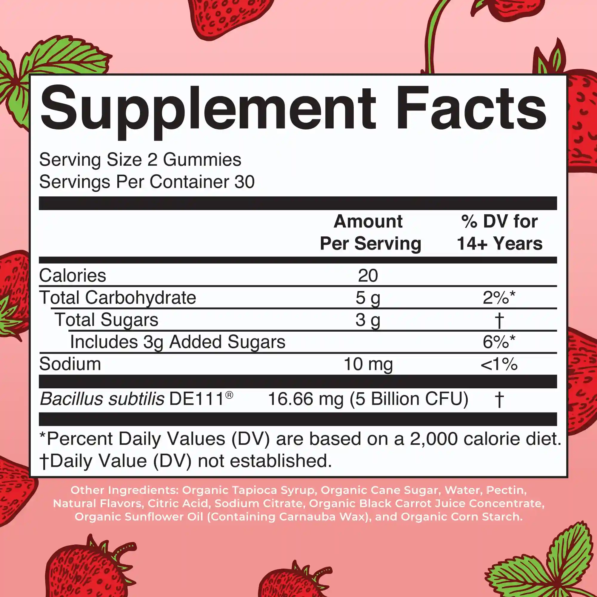 Alternative view of Organic Probiotic Gummies