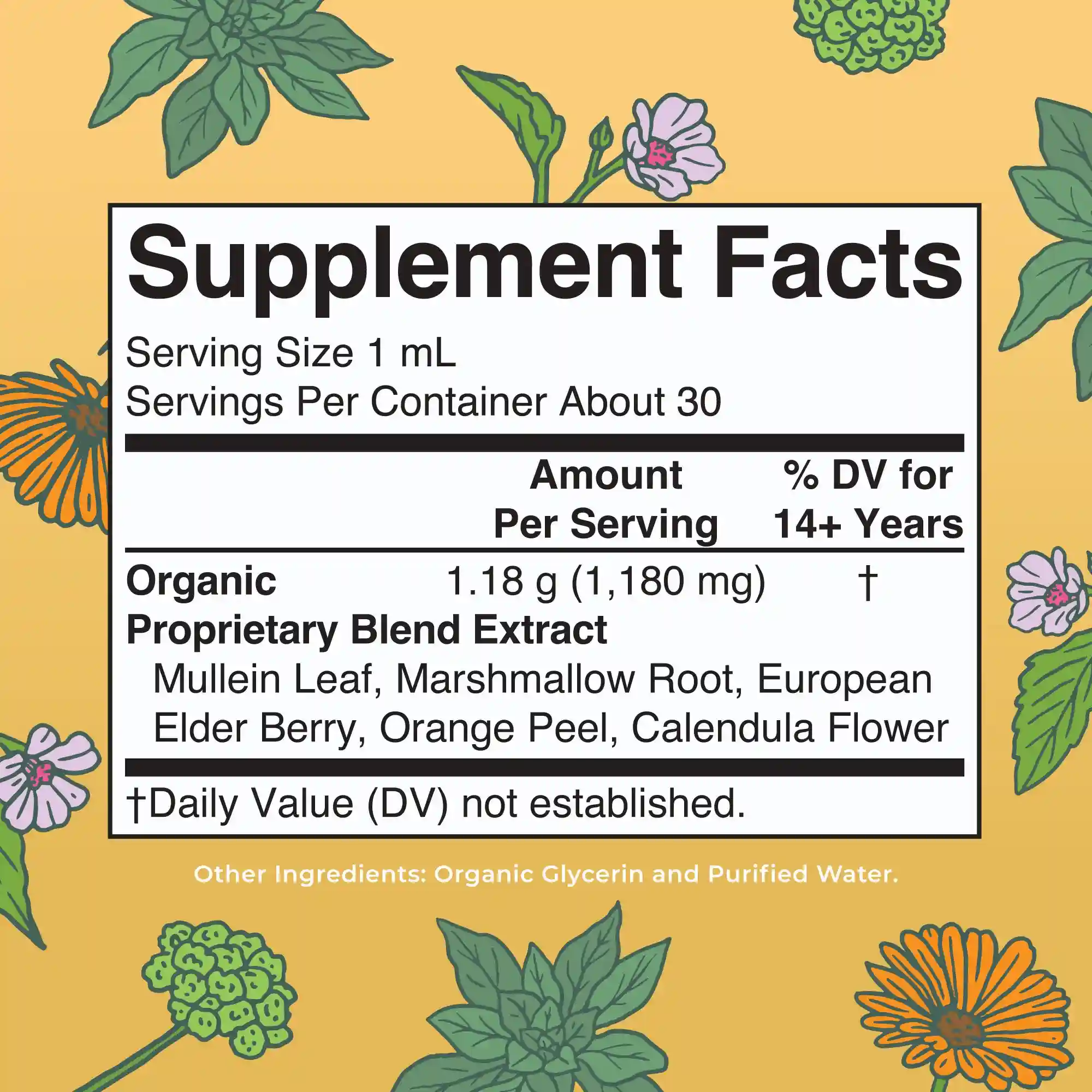 Alternative view of Organic Respiratory Health Herbal Blend Liquid Drops