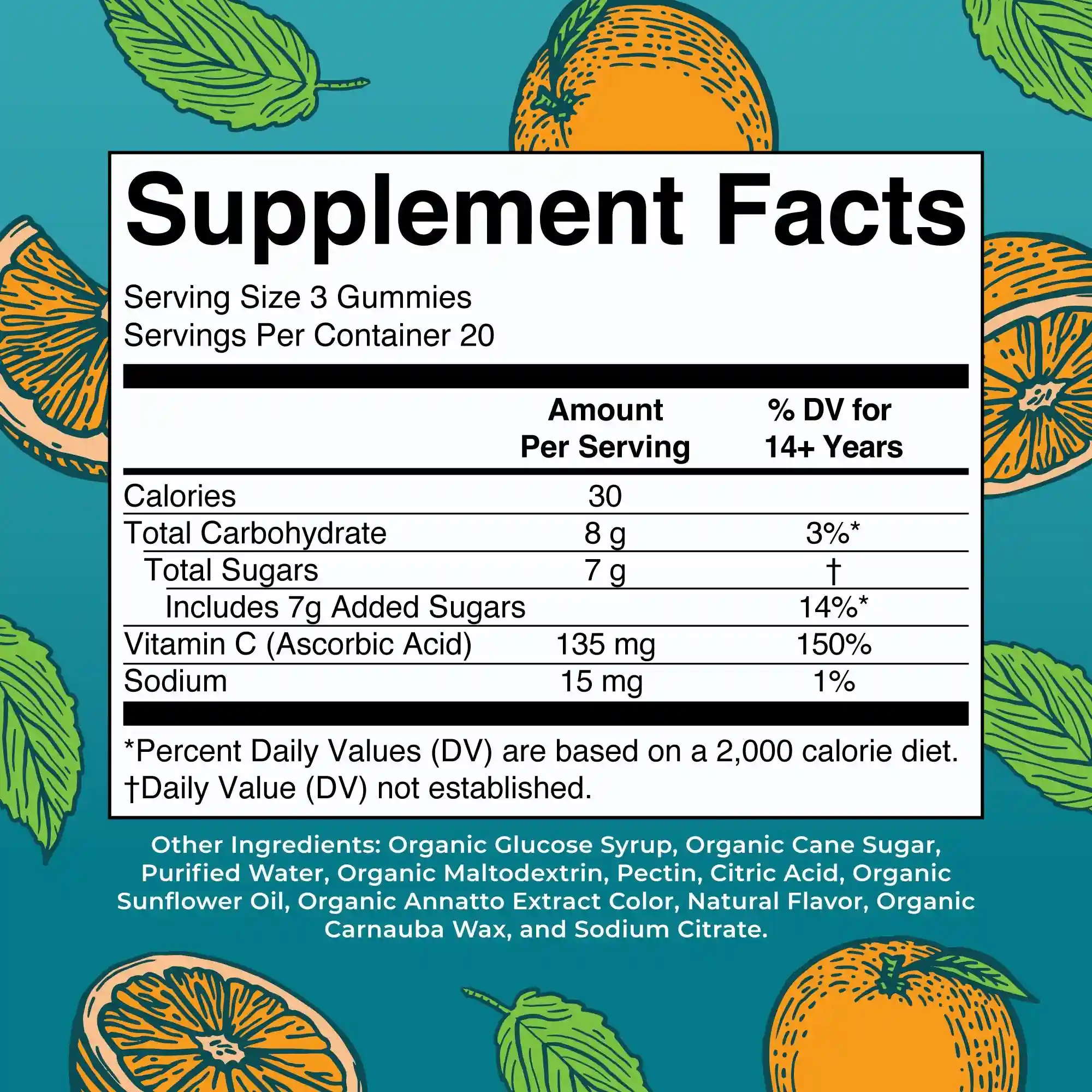 Alternative view of Organic Vitamin C Gummies