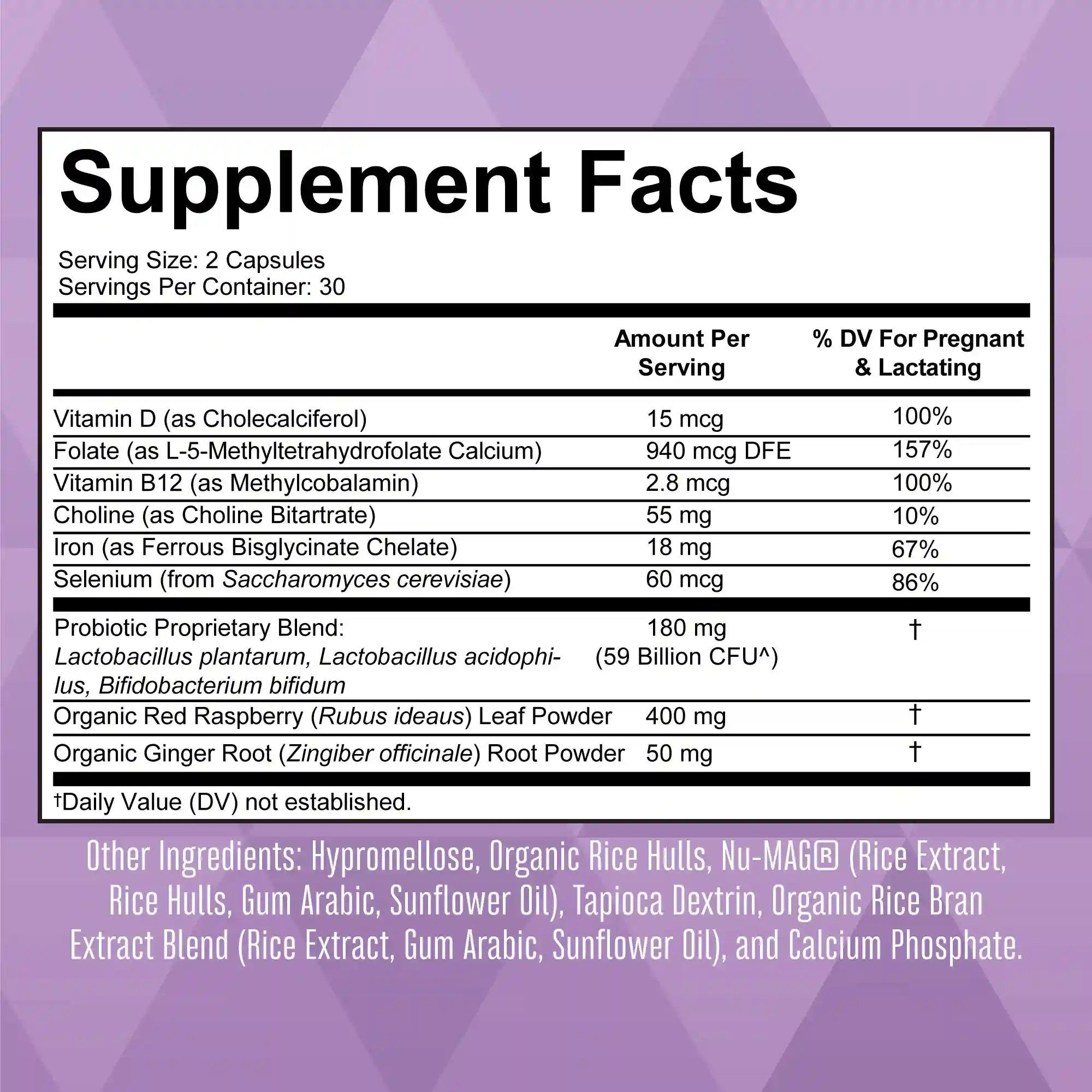Alternative view of Probiotic Prenatal+