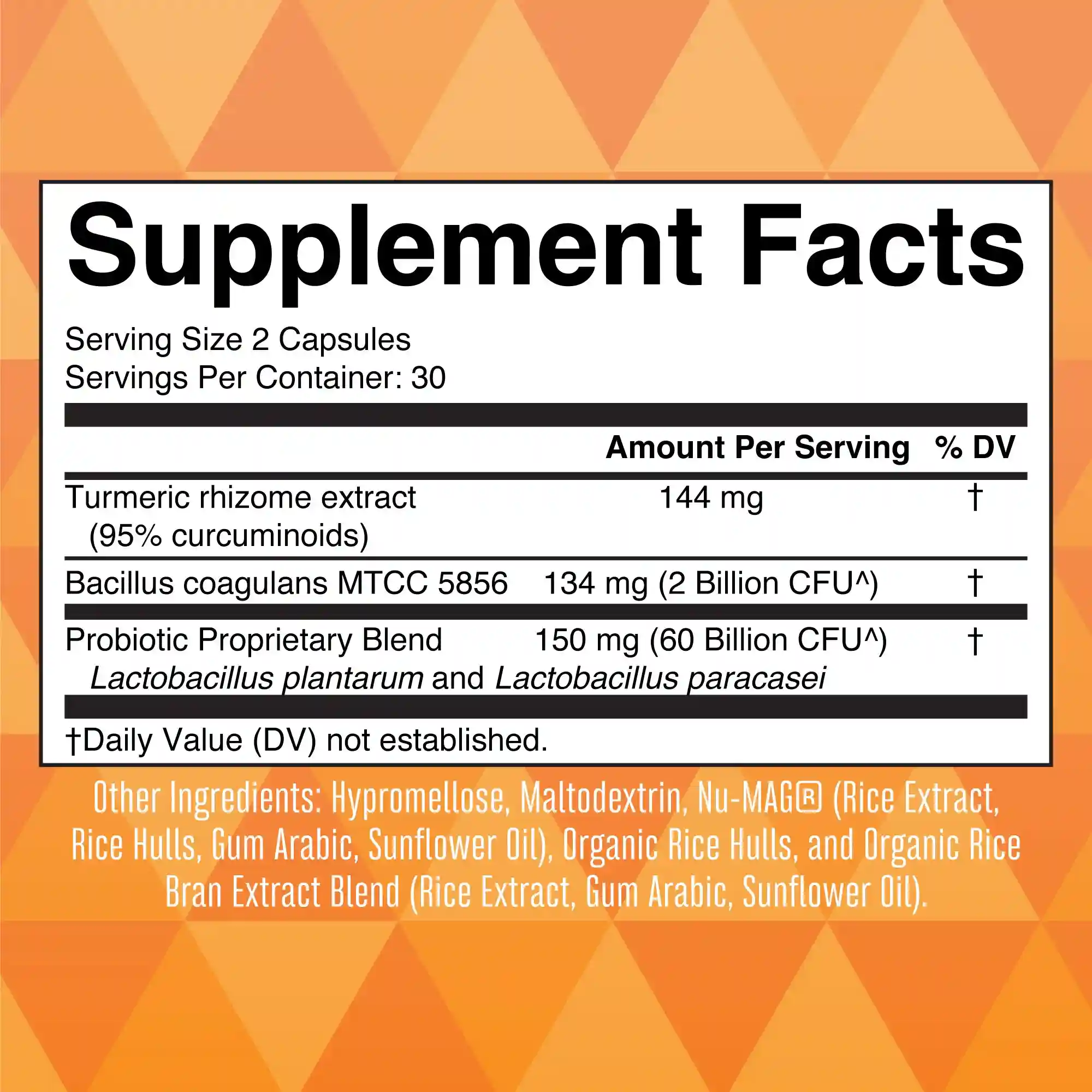 Alternative view of Probiotic Turmeric+