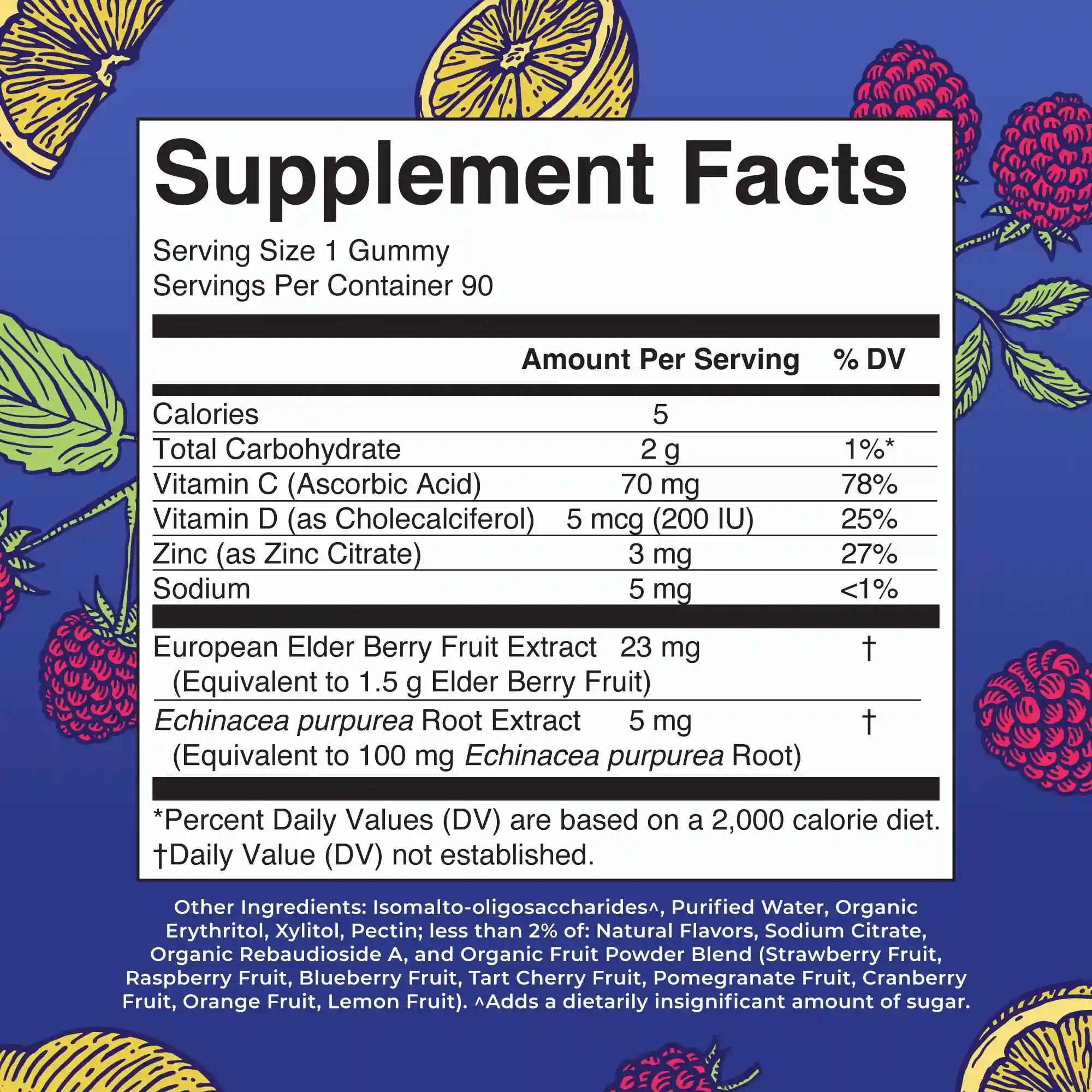 Alternative view of Sugar Free Immunity Gummies