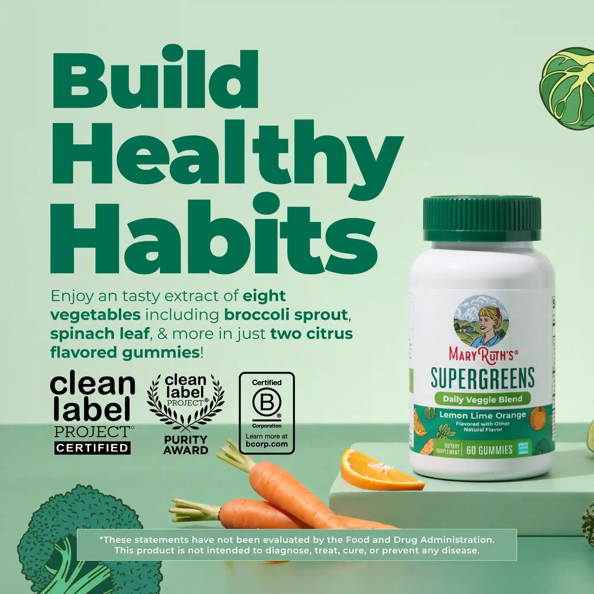 Alternative view of Super Greens Gummies