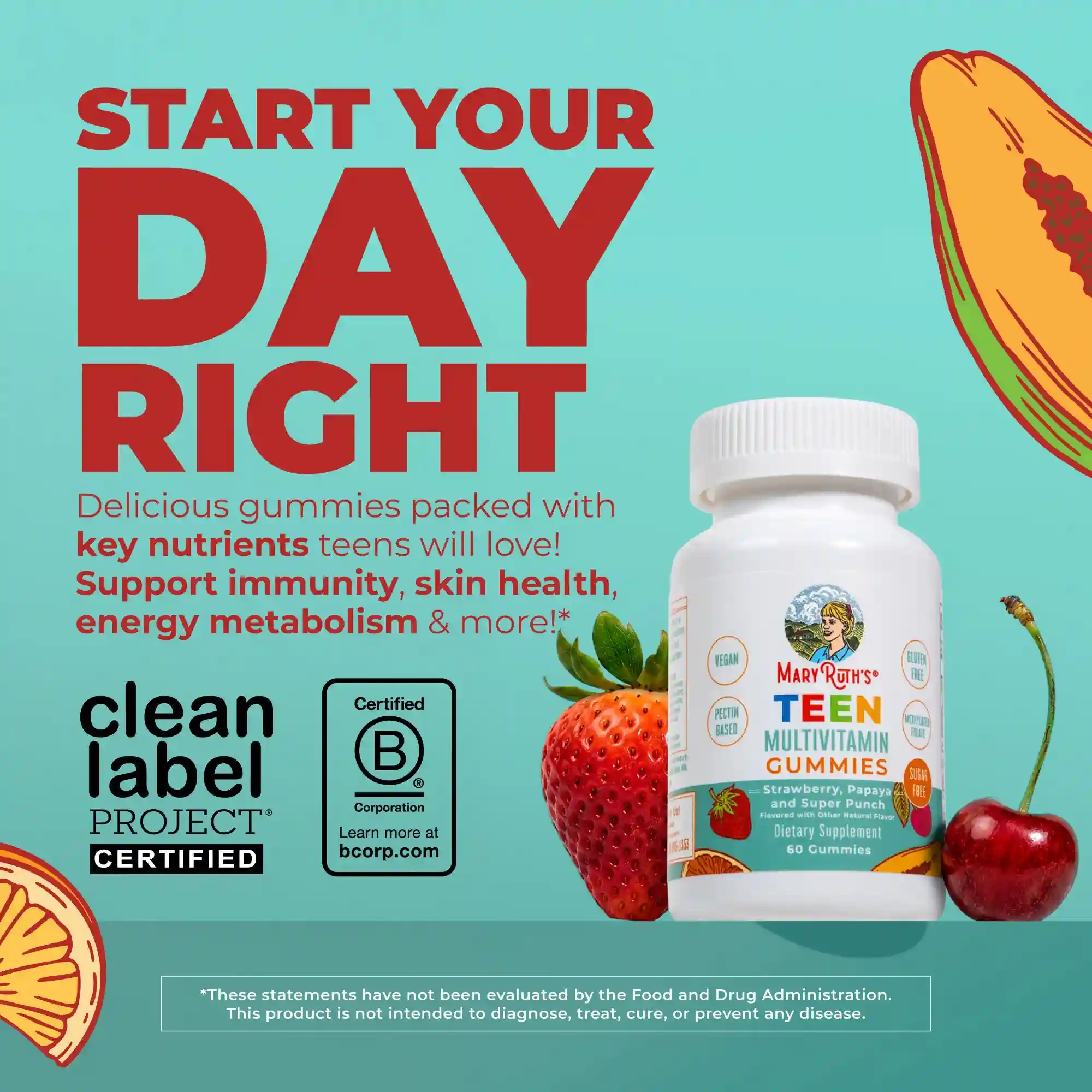 Alternative view of Teen Multivitamin Gummies