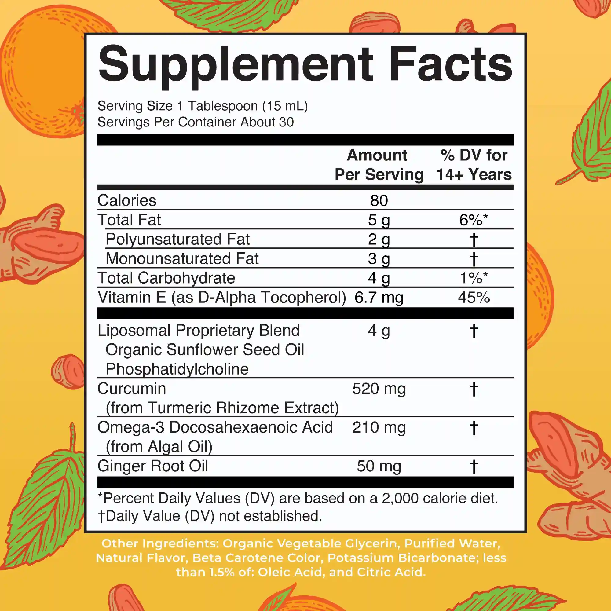 Alternative view of Turmeric & DHA Liposomal
