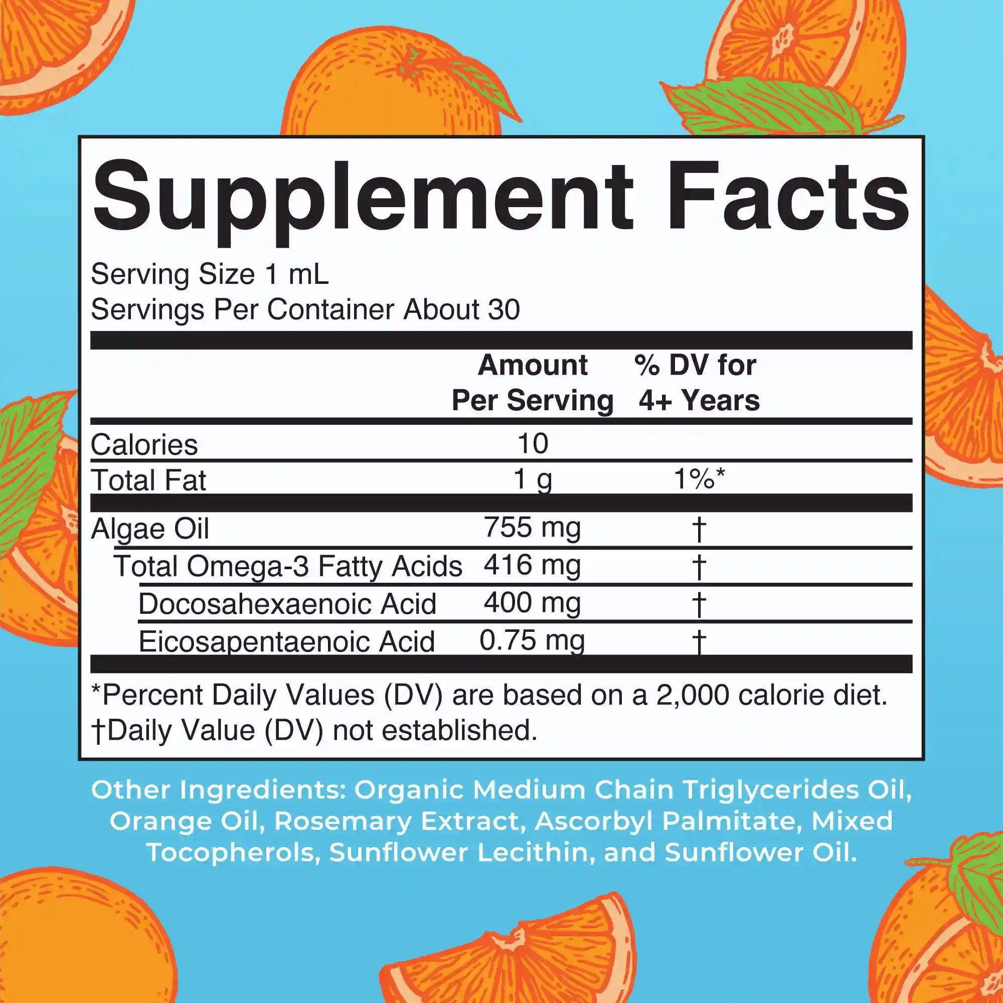 Alternative view of Vegan Omega-3 Liquid Drops