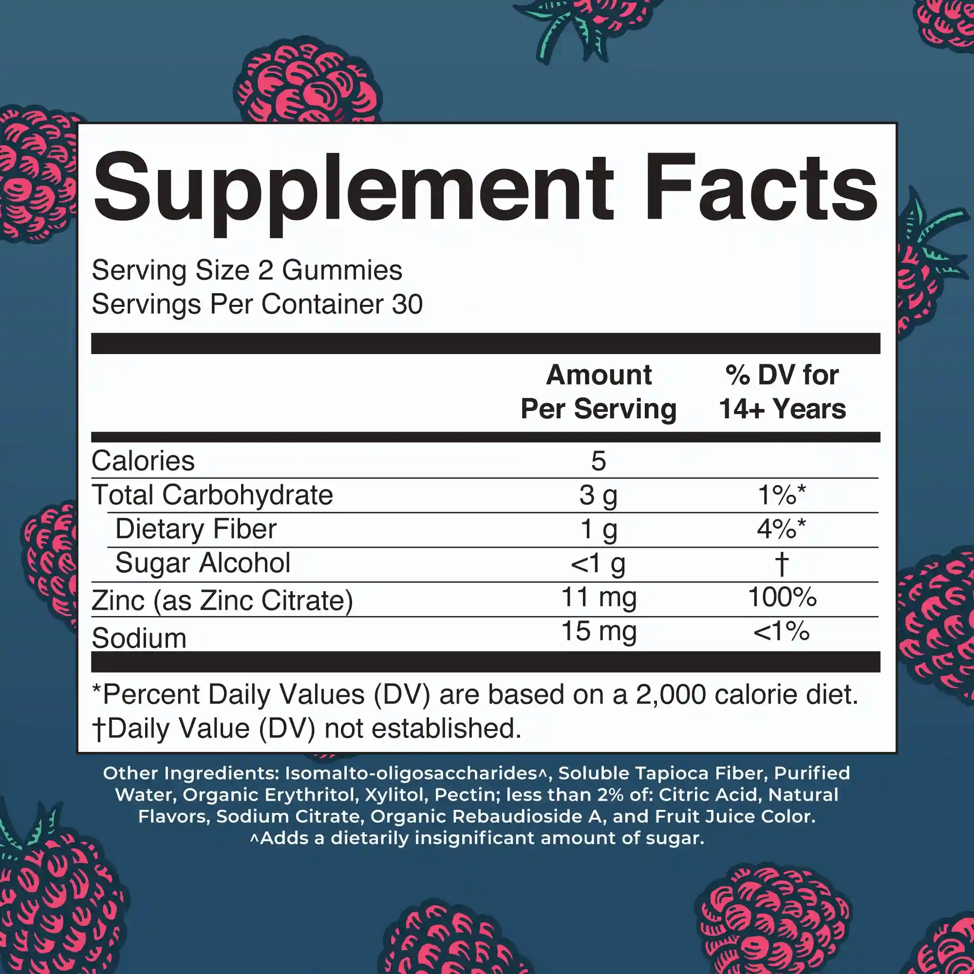 Alternative view of Zinc Gummies